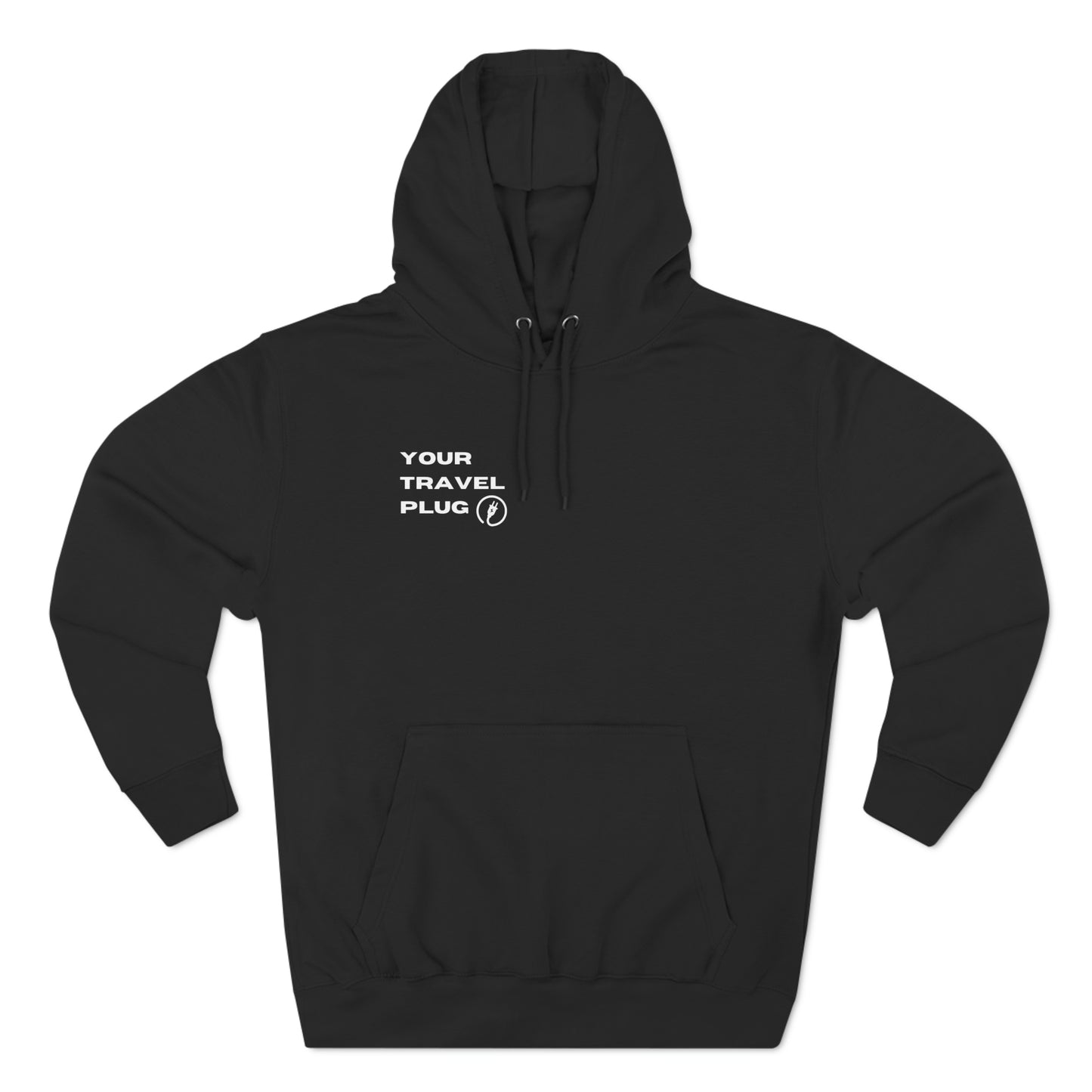 Three-Panel Fleece Hoodie