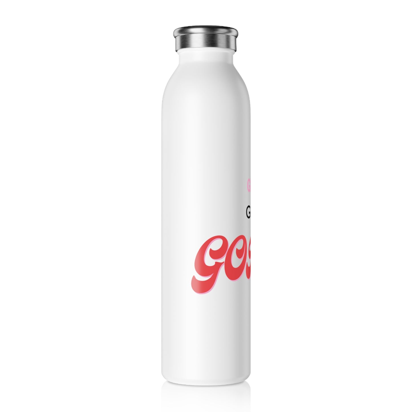 Girl Got Goals Slim Water Bottle